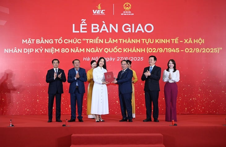 Trung tâm Triển lãm Việt Nam được bàn giao phục vụ kỷ niệm 80 năm Quốc khánh - Ảnh 2.