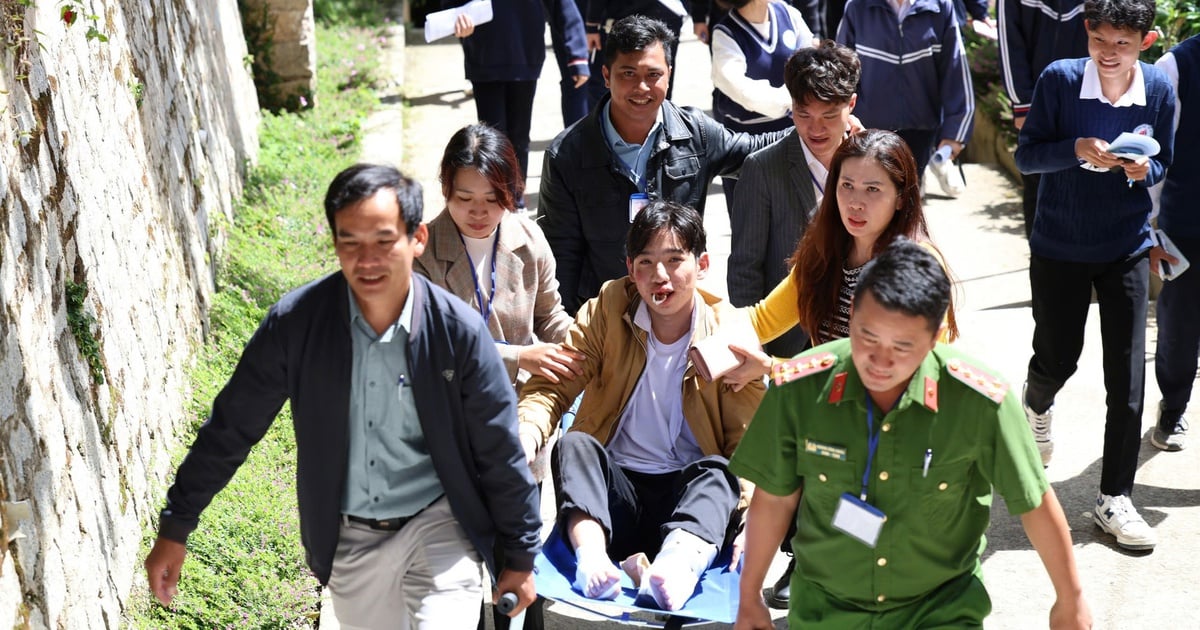 Đà Lạt: CSGT giúp 2 thí sinh bị tai nạn đến trường hoàn thành bài thi