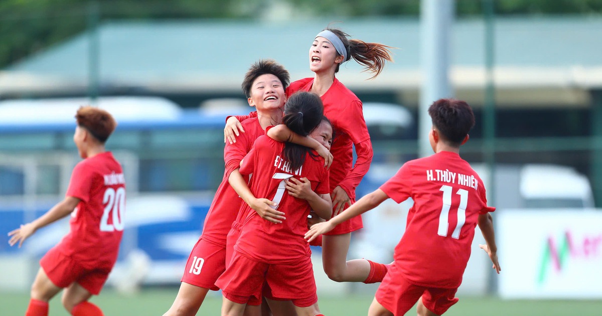 U.16 ហាណូយ បានឈ្នះជើងទី១ នៃការប្រកួតជើងឯក U.16នារីថ្នាក់ជាតិ ឆ្នាំ២០២៥