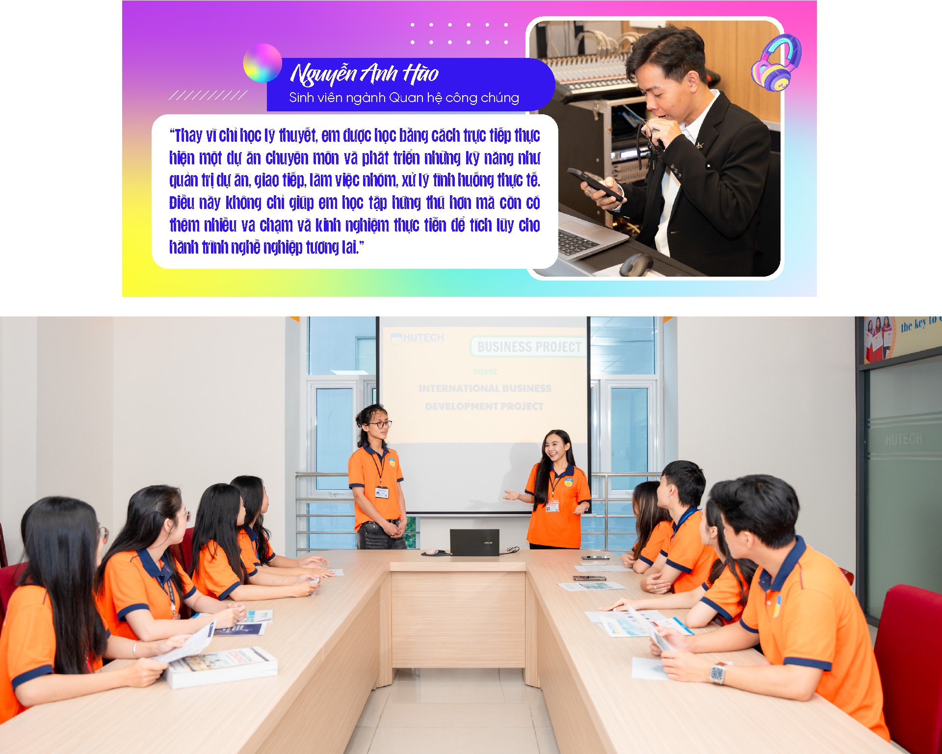 HUTECH Acting Stars: Nơi tỏa sáng tài năng sinh viên tại đại học HUTECH - Ảnh 2.