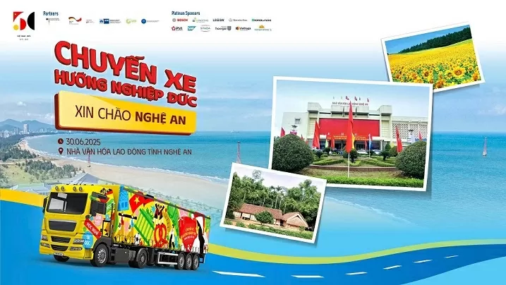 Chuyến xe hướng nghiệp mở ra cơ hội học tập, học nghề chuẩn Đức cho học sinh, sinh viên Việt nam