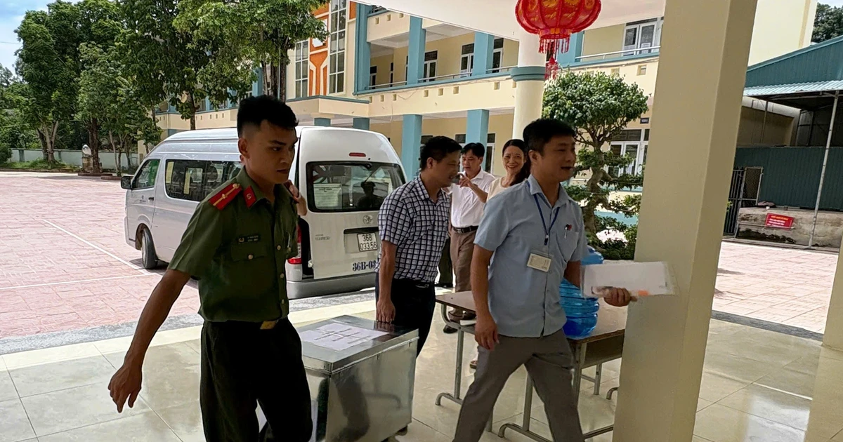 Vận chuyển, bảo quản đề thi, bài thi: Bảo đảm an toàn tuyệt đối