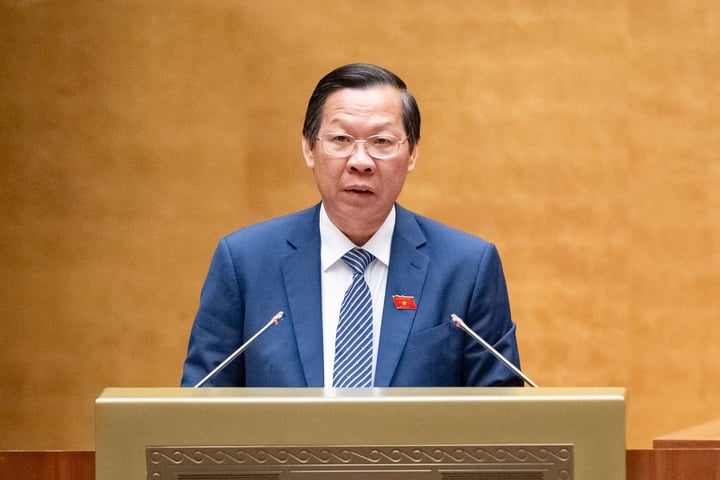 Chủ nhiệm Uỷ ban Kinh tế và Tài chính Phan Văn Mãi (Ảnh: Media Quốc hội).