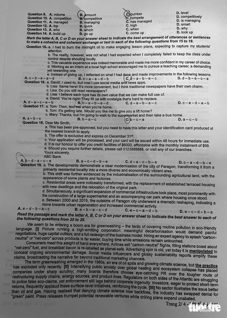 môn tiếng Anh - Ảnh 3.