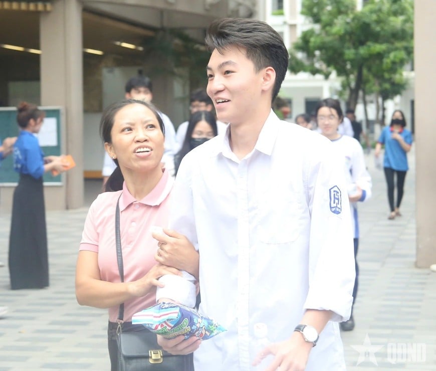Candidates are excited because they did well on the exam.