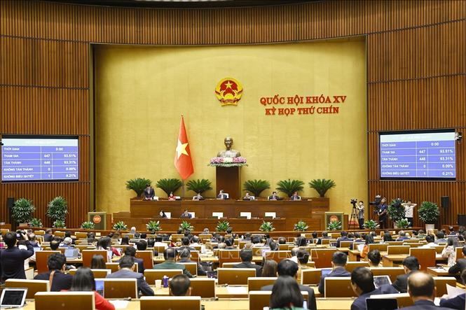 Kỳ họp thứ 9, Quốc hội khóa XV: Quốc hội thông qua 6 Nghị quyết quan trọng