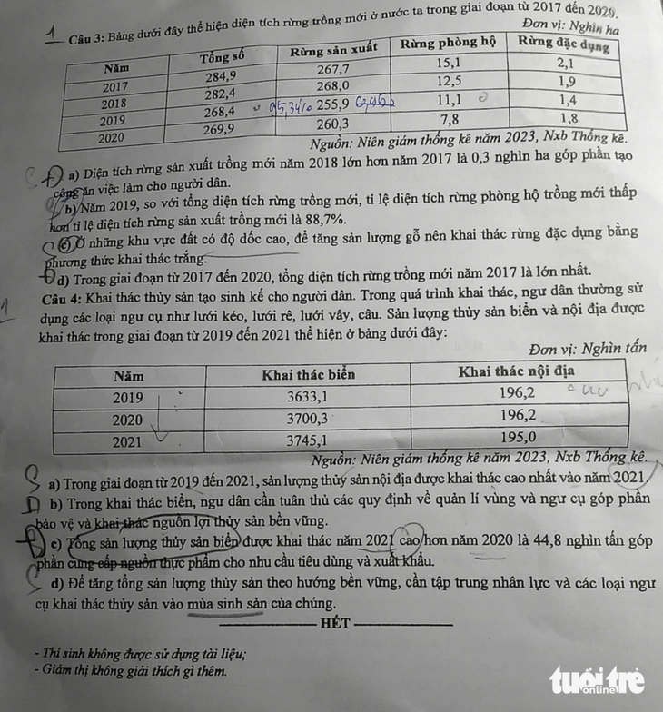 Đề môn công nghệ - Ảnh 4.