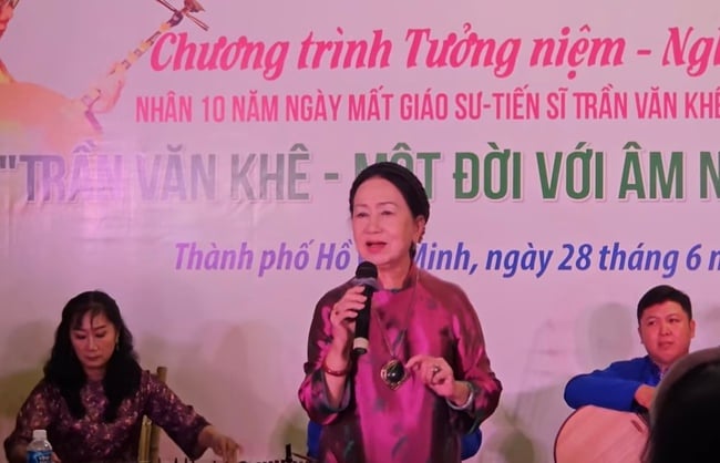 Chương trình tưởng niệm - nghệ thuật “Trần Văn Khê - Một đời với âm nhạc dân tộc”- Ảnh 2.