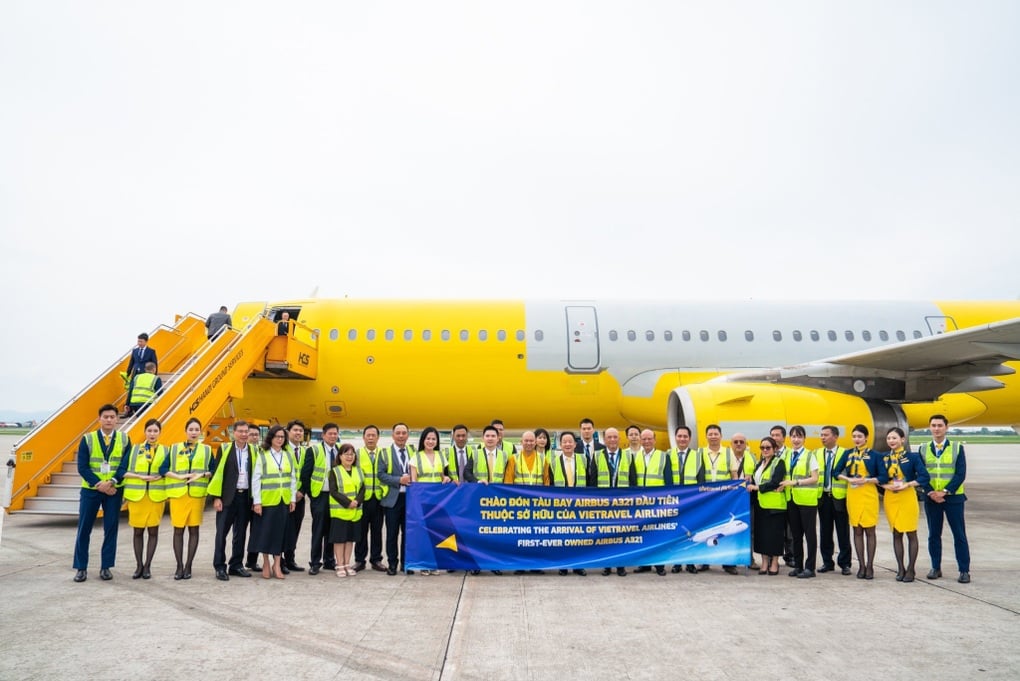 Vietravel Airlines đón máy bay Airbus A321 đầu tiên thuộc sở hữu của hãng - 4