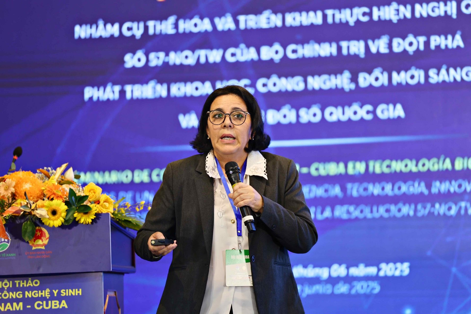 សាស្រ្តាចារ្យបណ្ឌិត Iliana Maria Sosa Teste - នាយកមជ្ឈមណ្ឌលសត្វមន្ទីរពិសោធន៍គុយបា