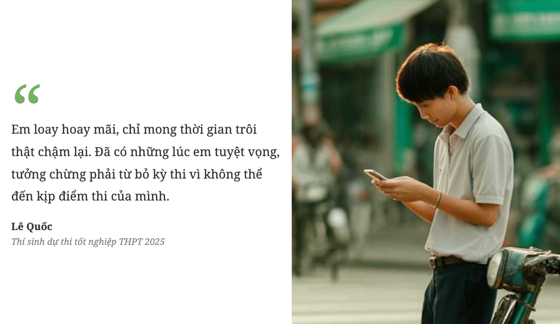 Thí sinh bị hỏng xe được thi nhờ điểm thi khác kể về 7 phút “định mệnh” - 1