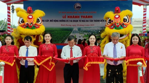 Khánh thành công trình nâng cấp, mở rộng đường ĐT746