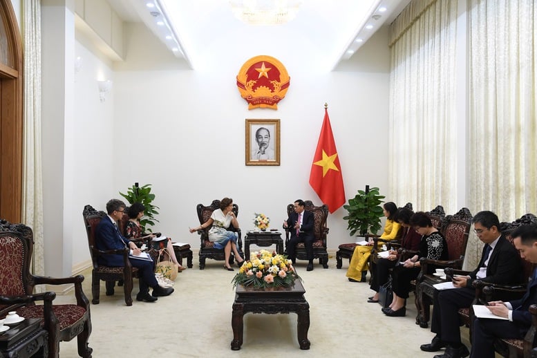 Trao tặng Kỷ niệm chương “Vì sự nghiệp Ngoại giao Việt Nam” cho Tổng Giám đốc UNESCO- Ảnh 2.