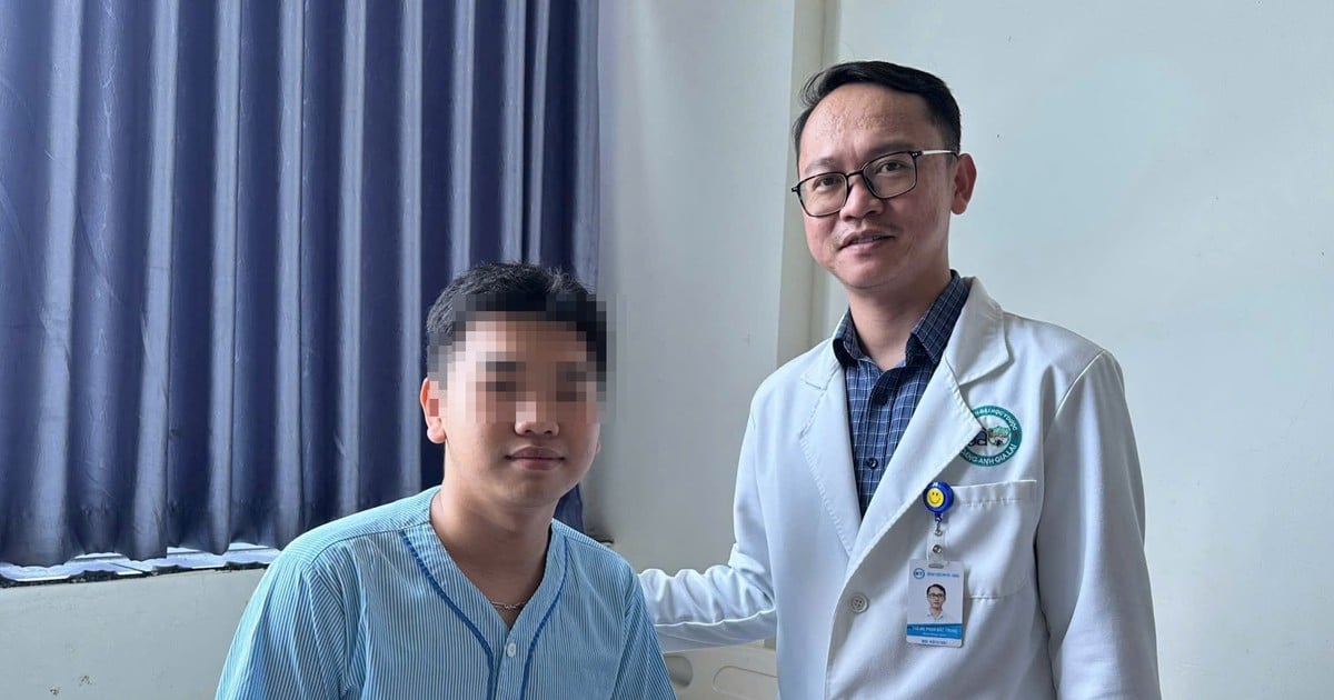 Khối amidan to gần bằng... quả trứng gà trong cổ nam bệnh nhân