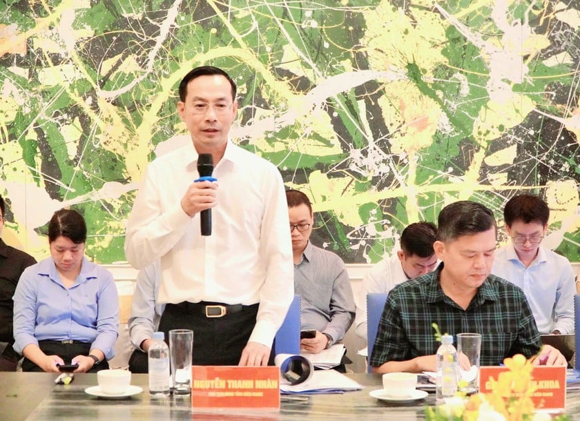 Ông Nguyễn Thanh Nhàn - Chủ tịch UBND tỉnh Kiên Giang phát biểu tại buổi làm việc