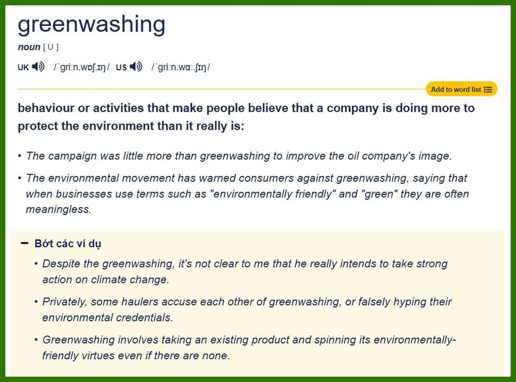 Greenwashing: Thuật ngữ ám ảnh thí sinh thi tiếng Anh tốt nghiệp THPT - 2