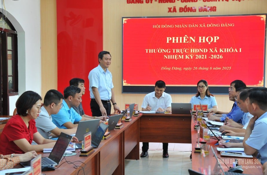 Comrade Nguyen Canh Toan, Deputy Secretary of the Provincial Party Committee, delivered a concluding speech at the inspection session.