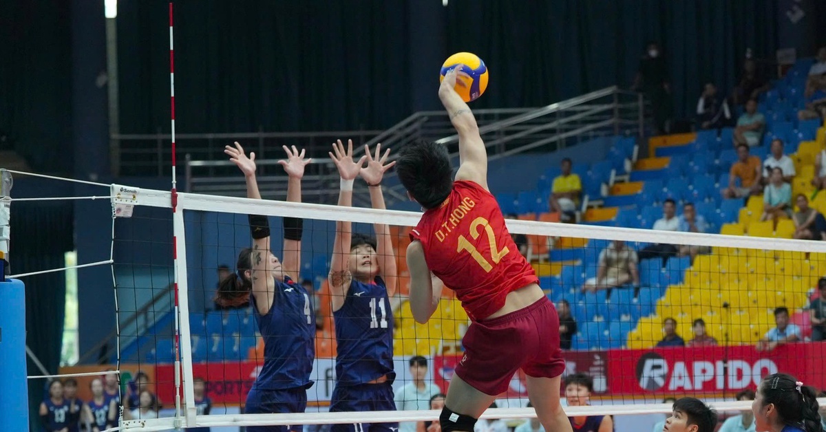 Vietnam U21 team lost the opening match of VTV Cup 2025 Volleyball Tournament