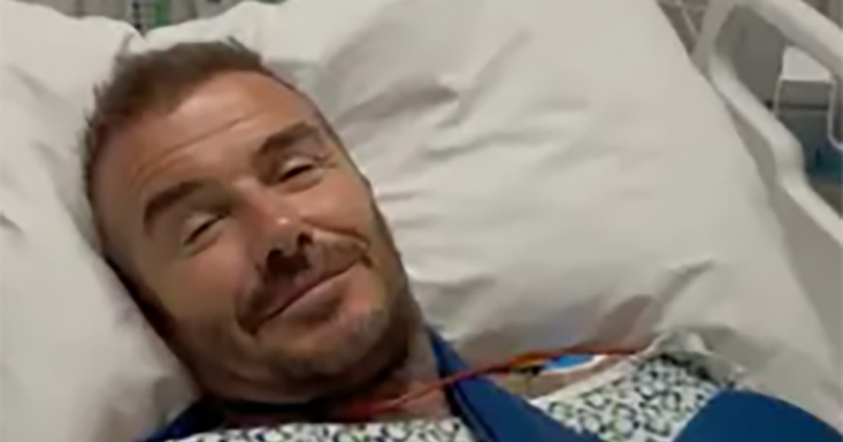 David Beckham ចូលមន្ទីរពេទ្យ