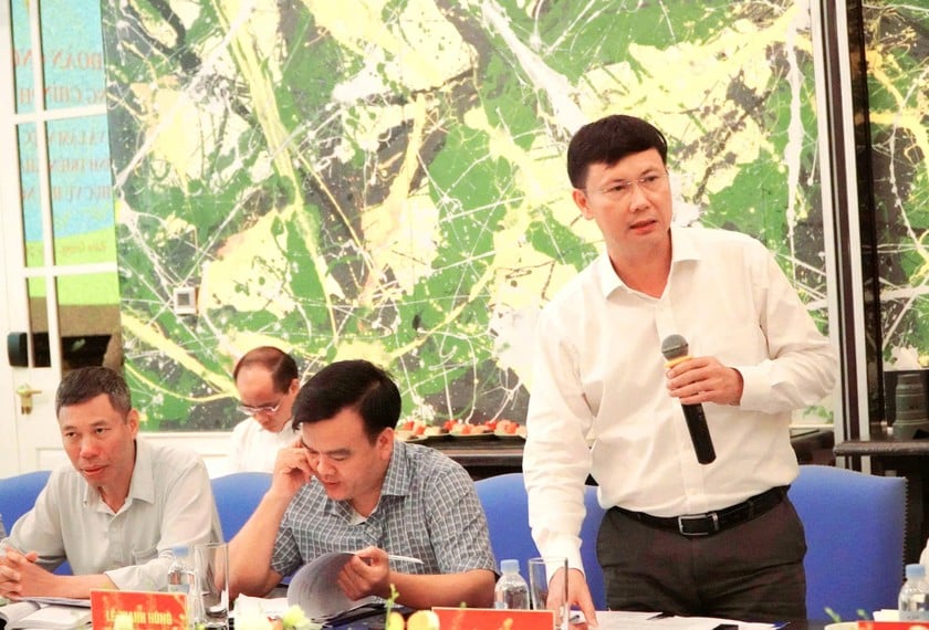 Ông Ngô Thế Hiên - Phó Vụ trưởng Vụ Kế hoạch Tài Chính thuộc Bộ Nông nghiệp và Môi trường phát biểu