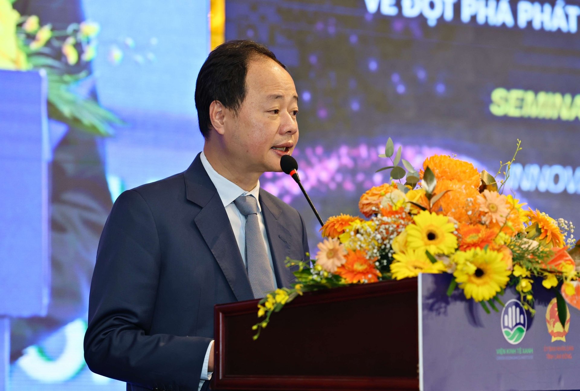 លោក Tran Hong Thai - លេខារងគណៈកម្មាធិការបក្សខេត្ត ប្រធានគណៈកម្មាធិការប្រជាជនខេត្ត Lam Dong ថ្លែង