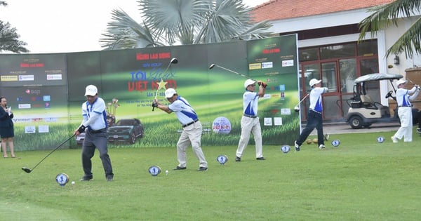 Panorama of the opening of the 3rd "I Love Vietnam" Golf Tournament - 2025