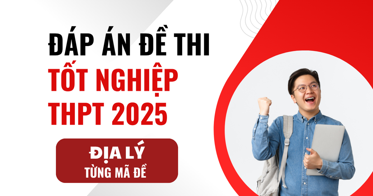 Đáp án môn Sinh học mã đề 0932 thi tốt nghiệp THPT 2025