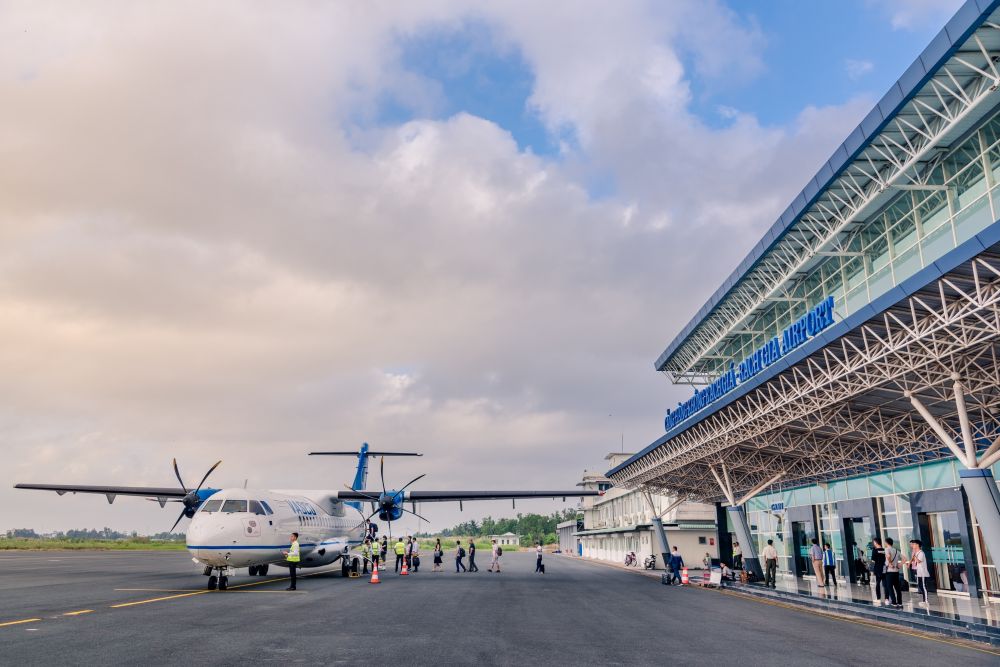 Un rincón del aeropuerto de Rach Gia (Foto: ACV).