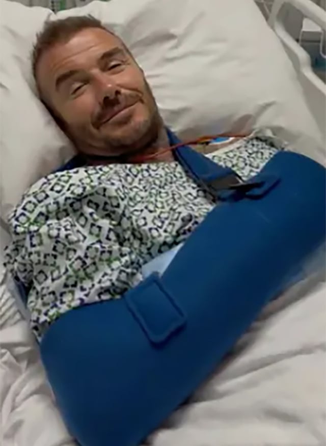 David Beckham nhập viện- Ảnh 1.