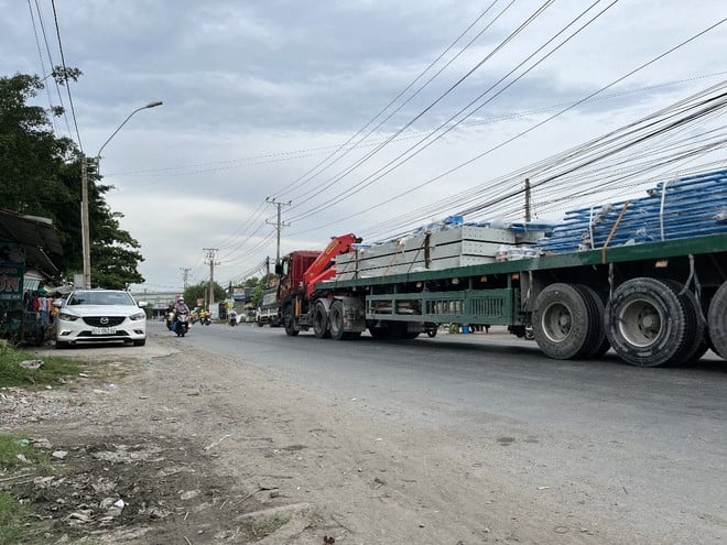 Una sección de la Carretera Nacional 62 a través de Long An. (Foto: Duc Hanh/VNA).