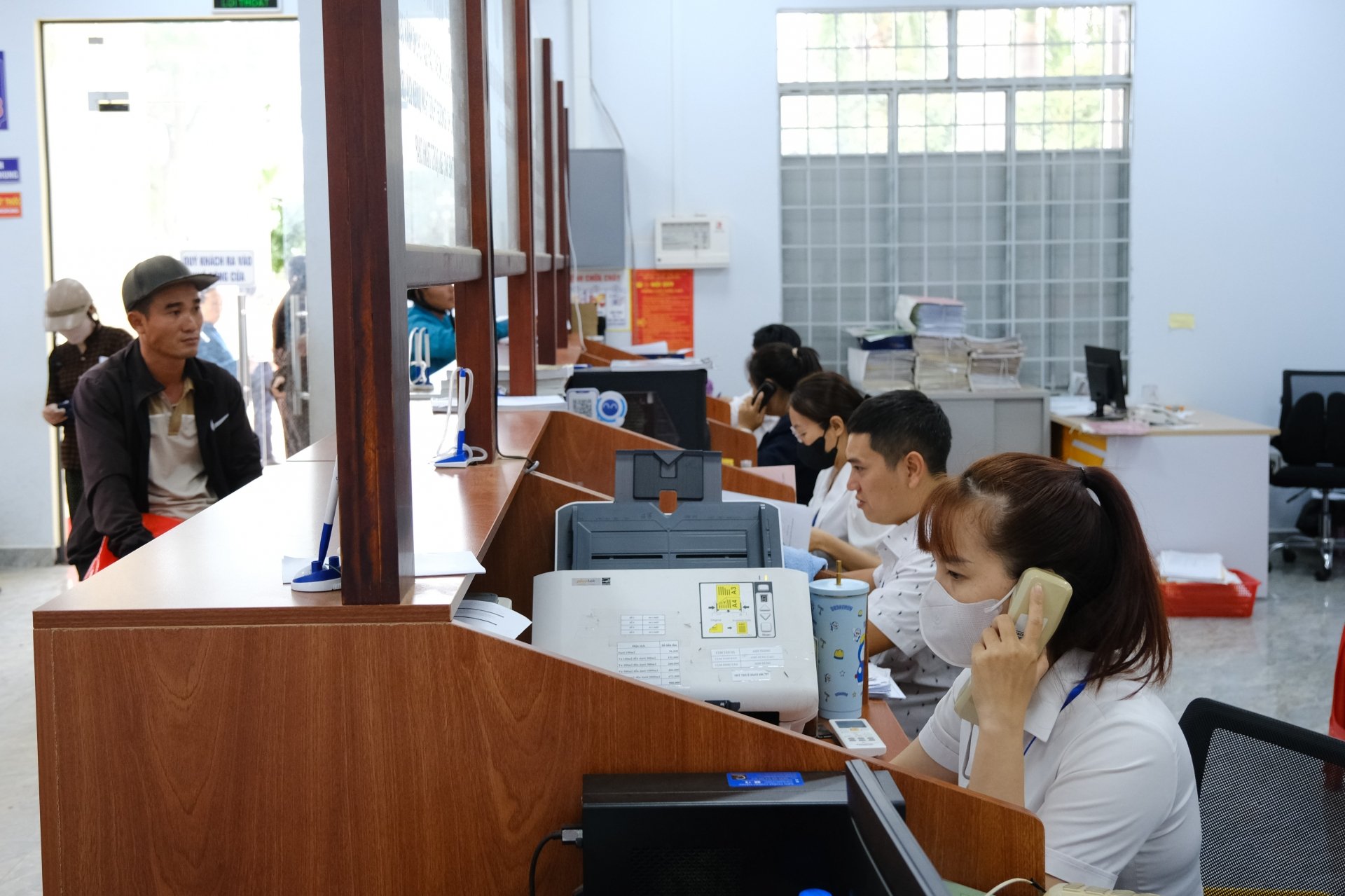 Bộ phận Một cửa được kiện toàn, sẵn sàng phục vụ người dân