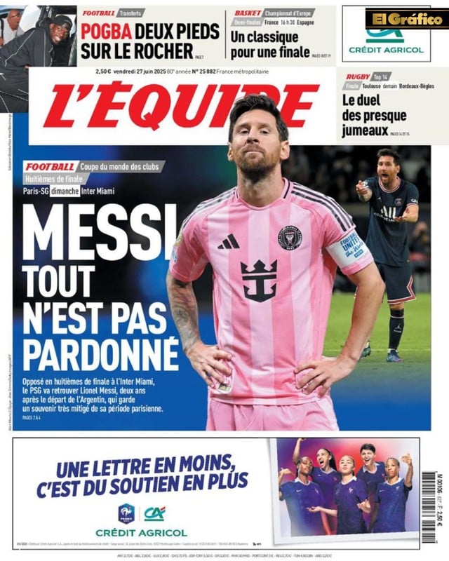 Báo Pháp muốn PSG phải thắng Inter Miami để phục thù Messi, nhiều người ‘ngã ngửa’- Ảnh 1.