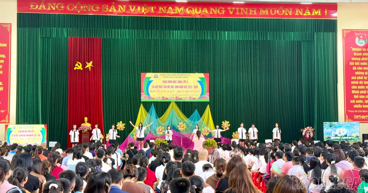 Ngày hội chào đón học sinh lớp 6 Trường THCS và THPT Bắc Cường