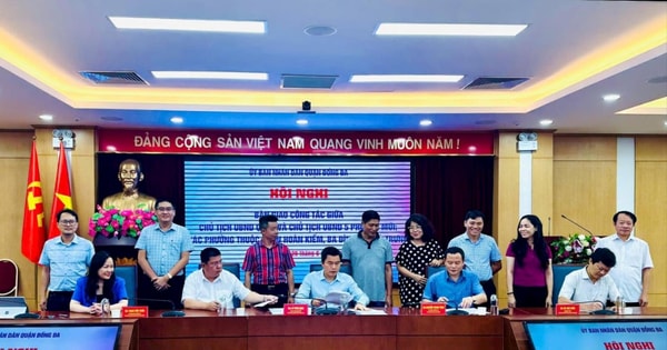 Quận Đống Đa bàn giao công tác, sẵn sàng vận hành mô hình chính quyền địa phương hai cấp