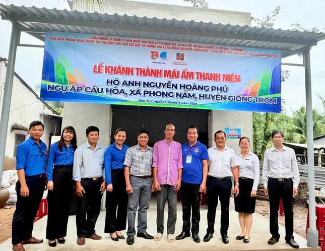 Tuổi trẻ Bến Tre chung tay xóa nhà tạm, hỗ trợ giảm nghèo bền vững ảnh 2