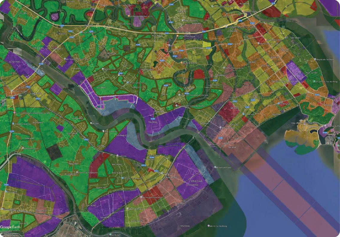 Expected construction location of 2 industrial park projects in Kien Thuy district