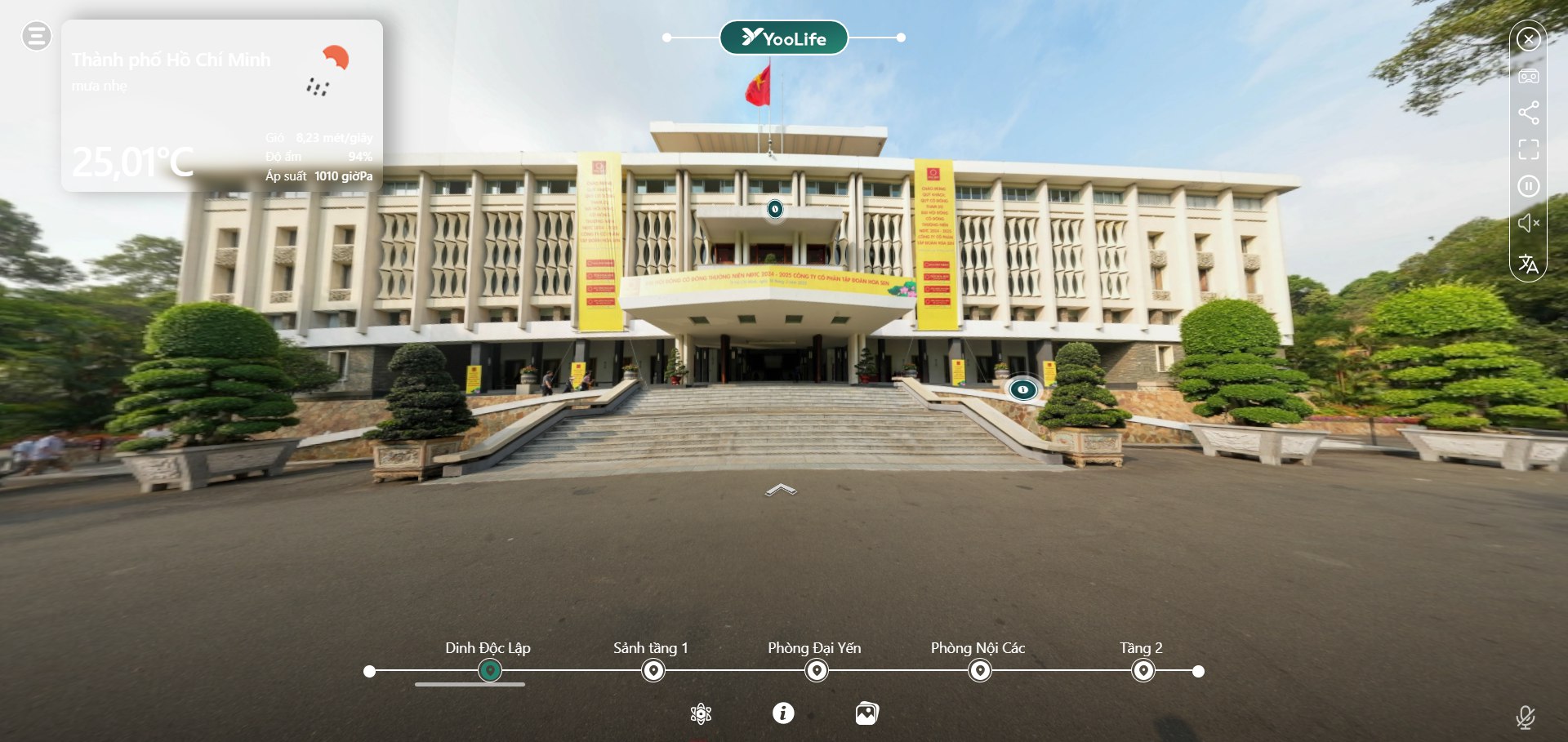 TRẢI NGHIỆM KHÁM PHÁ DINH ĐỘC LẬP