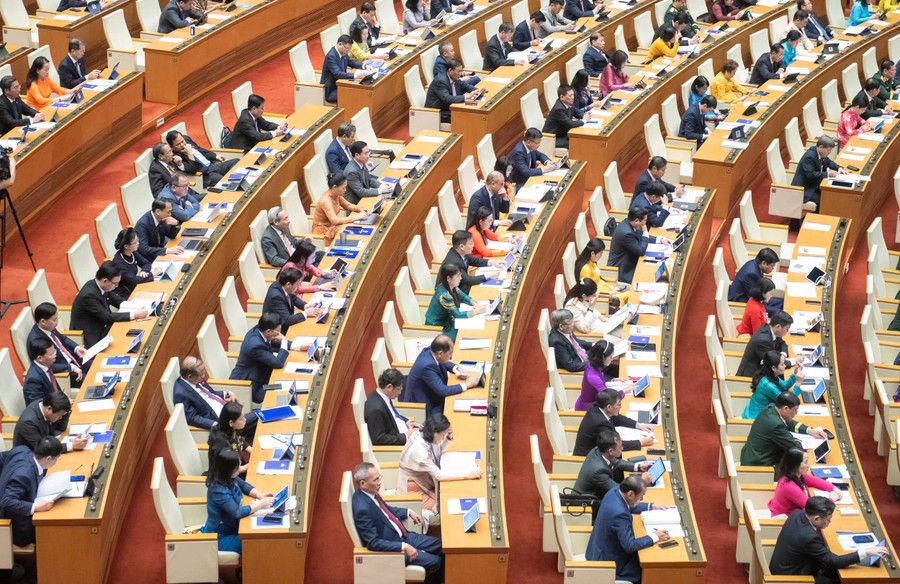 Việc bầu cử Quốc hội khóa XVI và HĐND các cấp nhiệm kỳ 2026 - 2031 sẽ diễn ra sớm hơn thông lệ. ẢNH: GIA HÂN