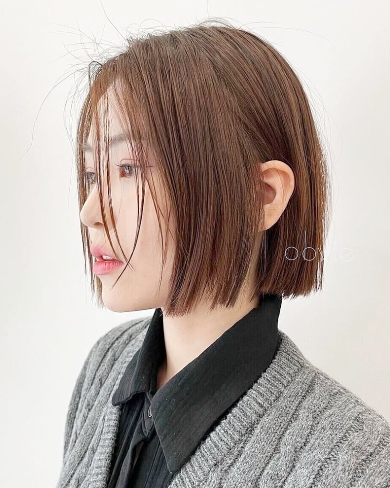 Cắt tóc ngắn, quan trọng nhất là chọn đúng kiểu: Gò má cao, mặt tròn nên cắt thế này để che bớt khuyết điểm- Ảnh 7.
