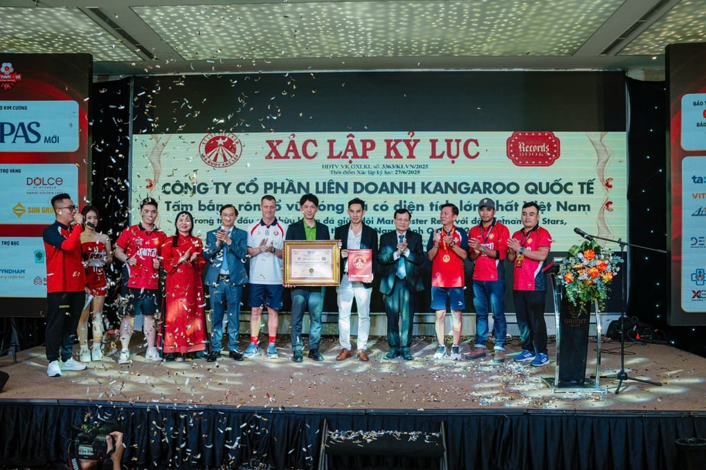 Màn chào đón Man United được xác lập kỷ lục Việt Nam - 2