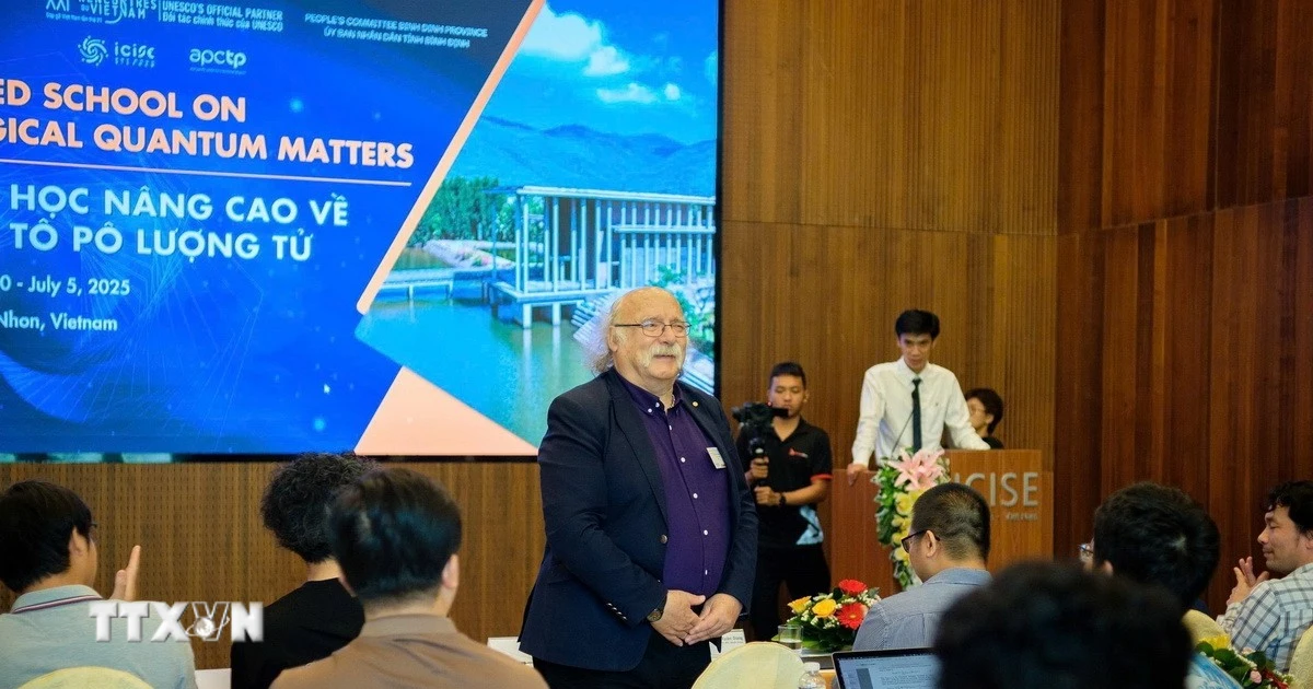 Bình Định: 40 nhà khoa học hàng đầu thế giới tham gia trường học vật liệu tôpô lượng tử