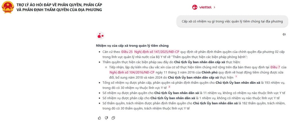 Trợ lý ảo Cán bộ công chức: Giải pháp tra cứu thẩm quyền cho chính quyền 2 cấp - 1