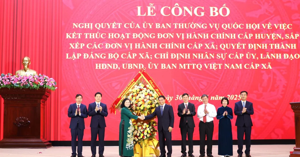 Lai Chau annonce des résolutions et des décisions sur l'organisation des unités administratives