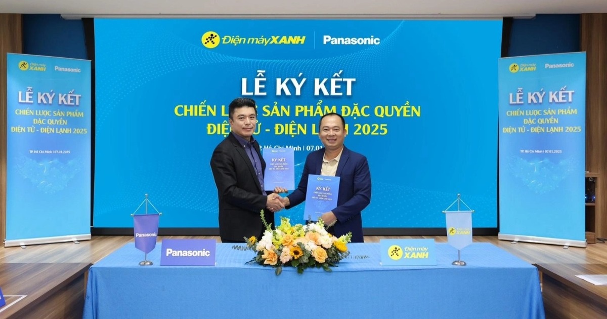 ការលក់ម៉ាស៊ីនបោកគក់ Panasonic កើនឡើងក្នុងអត្រាកំណត់ត្រានៅប្រព័ន្ធ Dien May Xanh