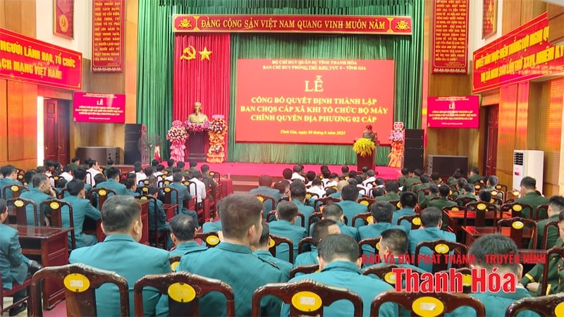 The Provincial Military Command announced the establishment of the Commune Military Command.
