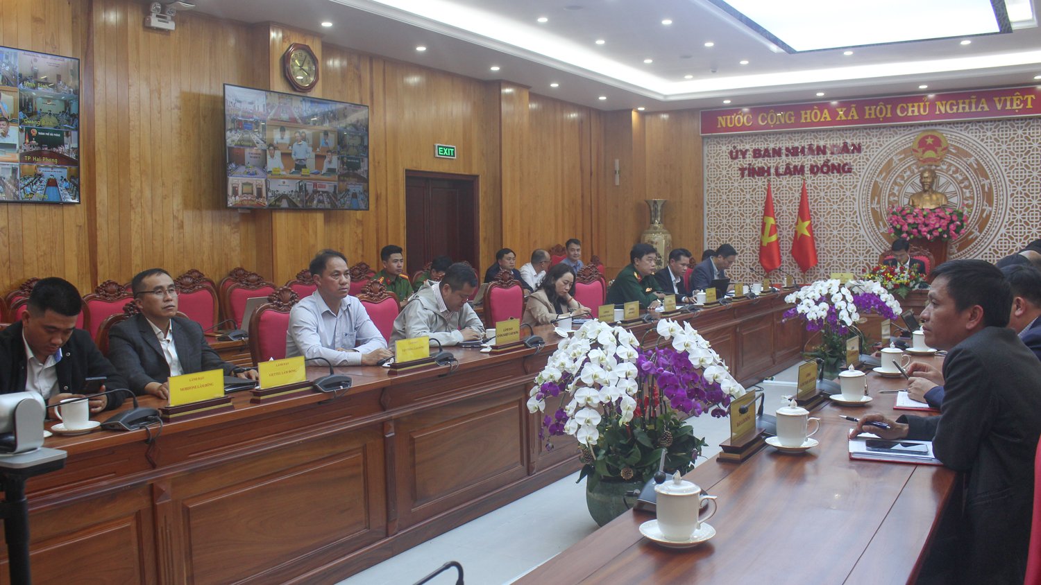 Quang cảnh điểm cầu Lâm Đồng