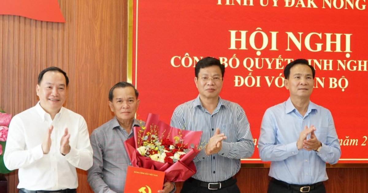 Chủ nhiệm UBKT Tỉnh ủy Đắk Nông Võ Đình Tín nghỉ hưu trước tuổi