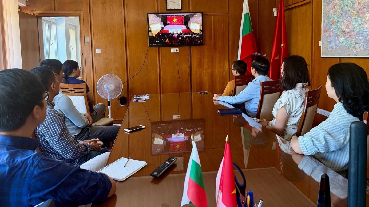 Vietnamese embassies in countries follow special news and TV show 'Rearranging the country'