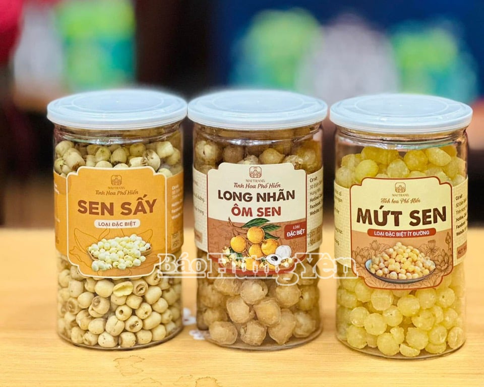 Một số sản phẩm tiêu biểu chế biến từ hạt sen Hưng Yên
