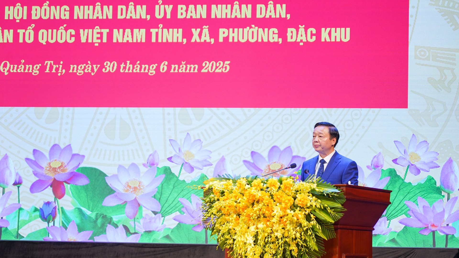 Công bố các nghị quyết, quyết định về sắp xếp đơn vị hành chính các cấp tỉnh Quảng Trị mới